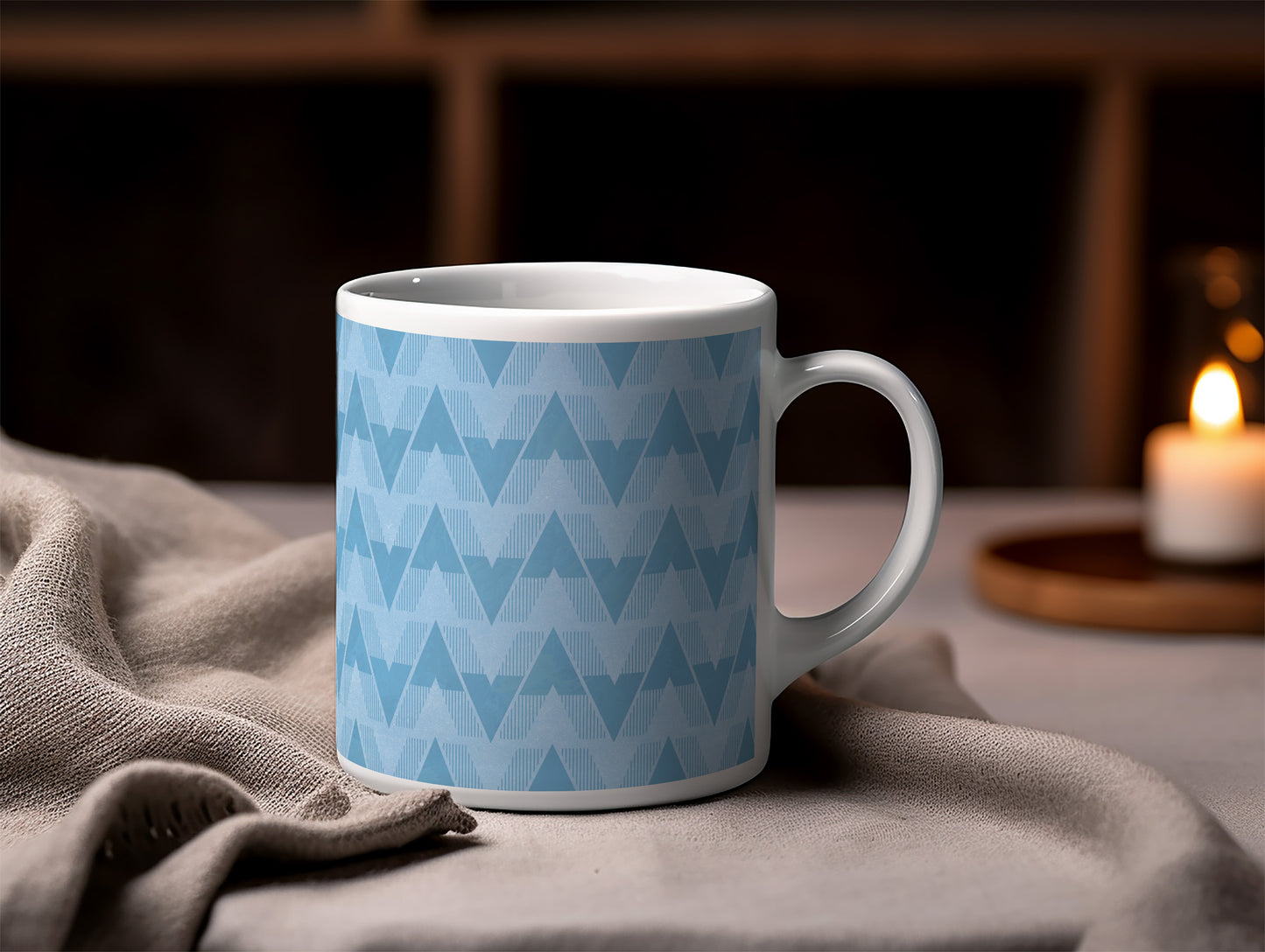 Manchester City - 1989-1991 (Home) - Retro Kit Inspired Manchester City Mug