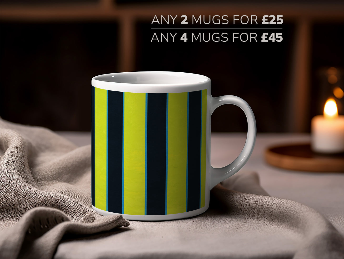 Manchester City - 1998-1999 (Away) - Retro Kit Inspired Manchester City Mug