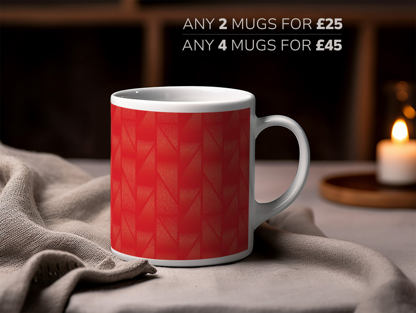 Nottingham Forest - 1990-1992 - Home - Retro Kit Inspired Nottingham Forest Mug