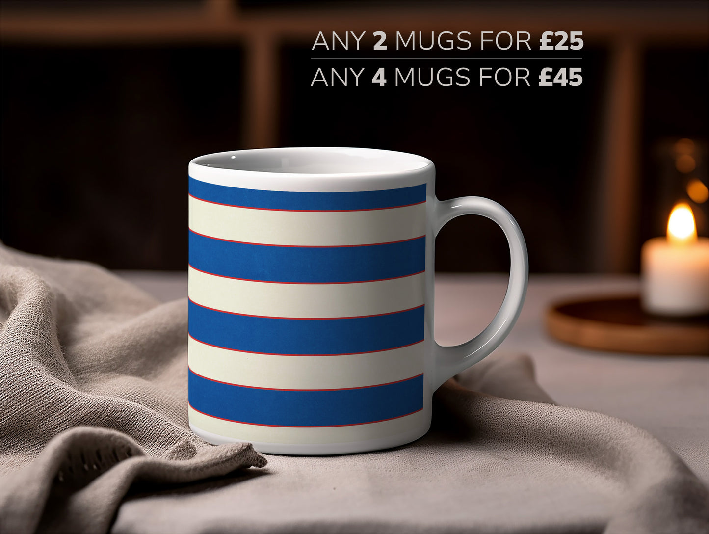 Queens Park Rangers - 1983-1985 - Home - Retro Kit Inspired QPR Mug