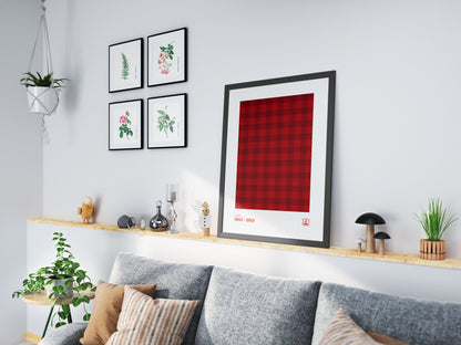 Manchester United - 2012-2013 (Home) - Retro Kit Inspired, Fine Art Print