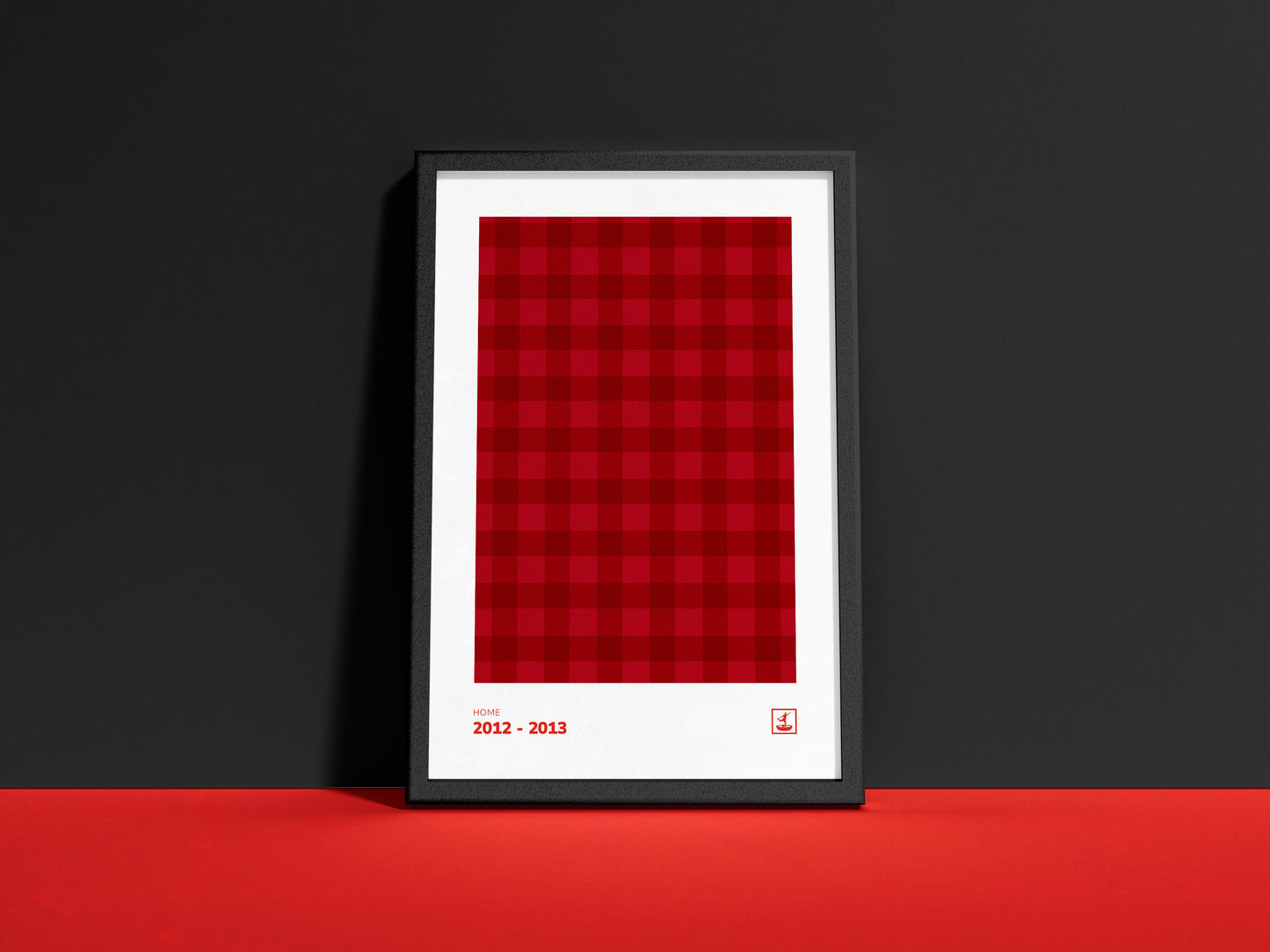 Manchester United - 2012-2013 (Home) - Retro Kit Inspired, Fine Art Print